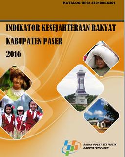 Public Welfare Indicators Of Paser Regency 2016